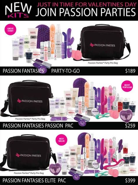 1join Passion Parties Today Kits To Choose From Call Ronda 888399