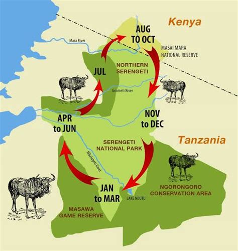 Map Of Masai Mara National Reserve Masai Mara Safari