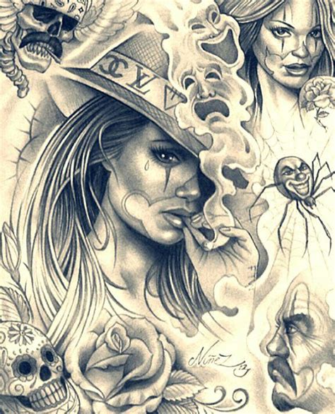 Pin By Raildson Santos On Drawing Artwork Chicano Art Lowrider Art