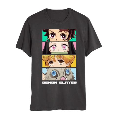 Demon Slayer Characters Mens And Womens Short Sleeve Tees Unisex T