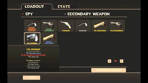 Tf2 Spy Guide Weapons Youtube