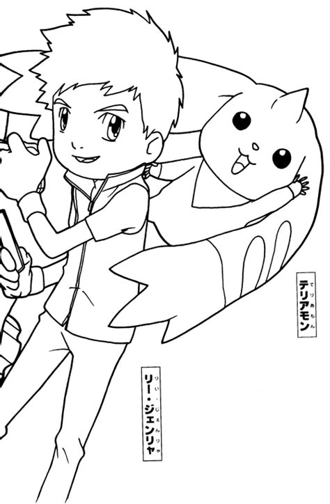 Coloriage Digimon Dessins Anim S Dessin Colorier