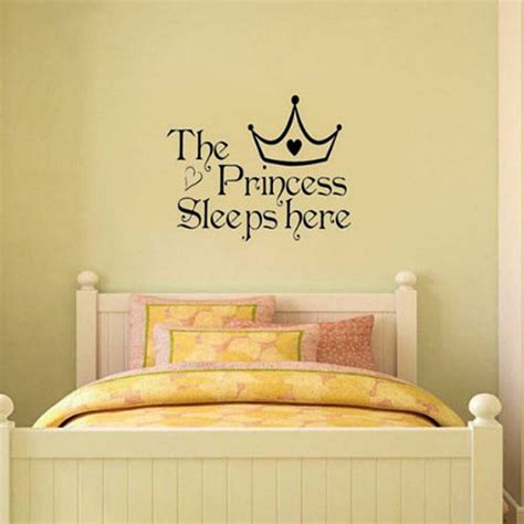 These wall decals and decor for bedrooms are perfect! GREAT Princess Removable Wall Sticker Girls Bedroom Decor ...