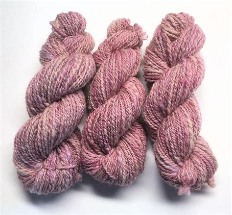First Blush Hand Spun Yarn Hand Dyed Worsted Weight Etsy