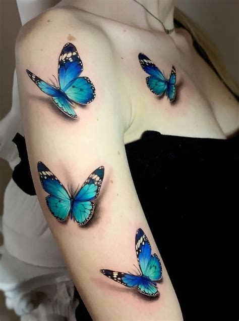 20 3d butterfly tattoo ideas