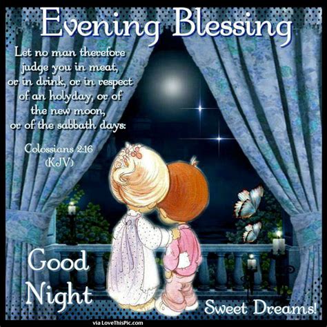 Evening Blessings Good Night Pictures Photos And Images For Facebook