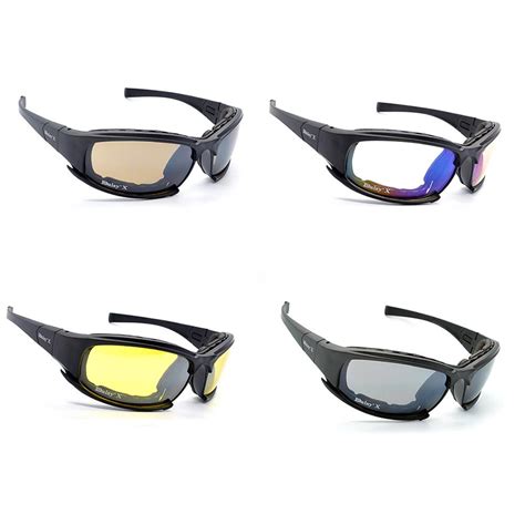 buy 4 lens kit goggles military sunglasses men s outdoor sports war game tactic at affordable