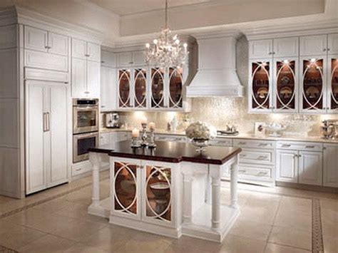 Choose from our wonderful selection of glass kitchen cabinet doors at kitchen magic today! kraftMaid Cabinetry Details such as s elliptical mullions ...