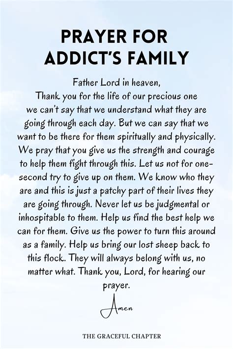 10 Prayers Against Addiction The Graceful Chapter