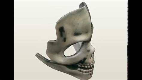 Bonus Papercraft Skull Mask 5 Steps With Pictures Cardboard Mask Skull