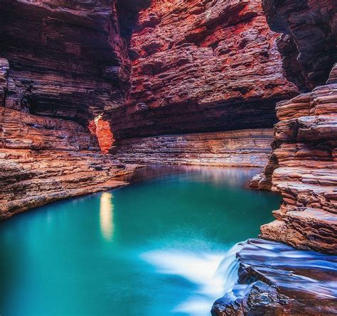 Kermits Pool Karijini Western Australia An Amazing Spot To Swim