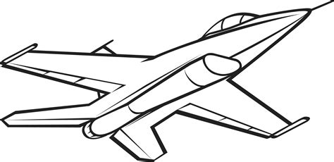 Airplane Clipart Black And White