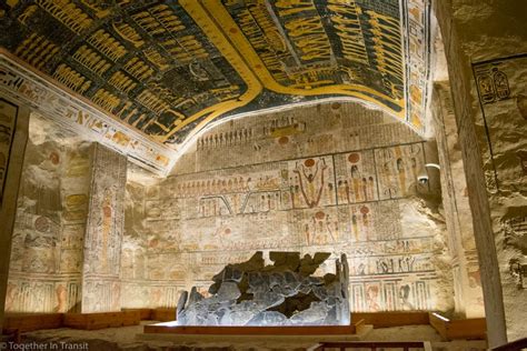Inside The Tombs In The Valley Of The Kings In Egypt