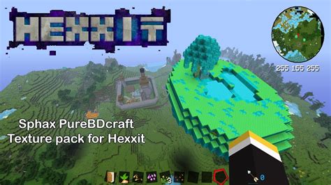 Minecraft Hexxit Mod Sphax Purebdcraft Texture Pack Youtube