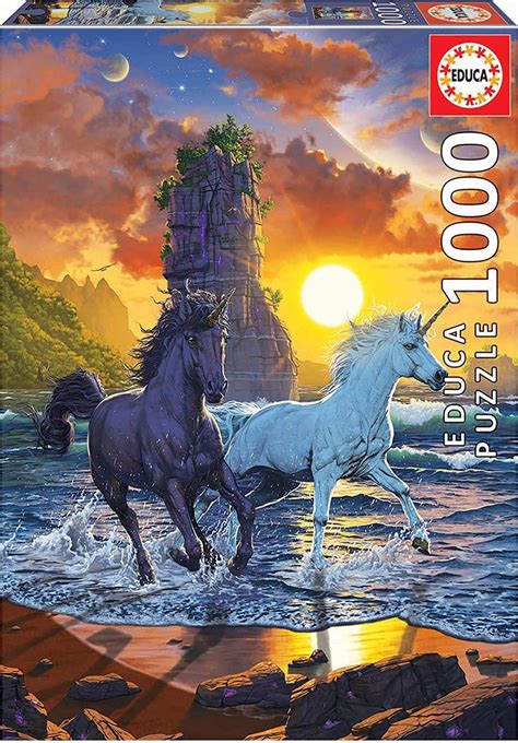 Puzzle Unicorni Sulla Spiaggia 1 000 Pezzi Puzzle Maniait