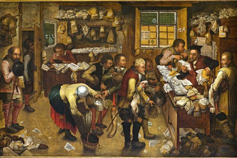 Rent Day Pieter Breughel The Younger 1564 1638 Burghley
