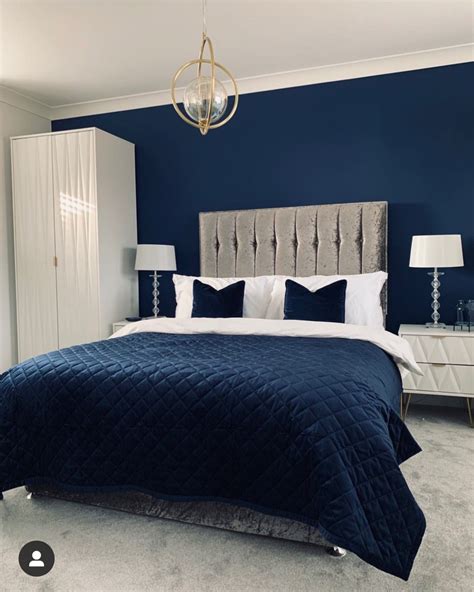 Blue And Gold Bedroom Navy Blue Bedrooms Blue Master Bedroom Blue