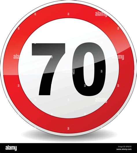 Illustration Of Red And Black Speed Limit Sign Stock Vector Image And Art