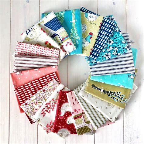 Homestead Life Designed By Judy Jarvi For Windham Fabrics Fat Quarter Bundle Pcs