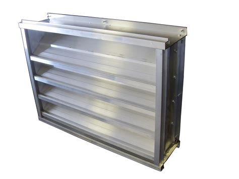 6 Inch Drainable Louver Fire Dampers Lloyd Industries