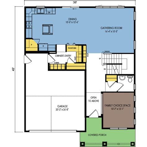 Wrangell Floor Plan 4 Beds 25 Baths 2549 Sq Ft Wausau Homes