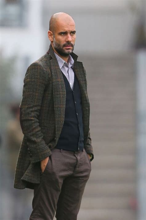 Live & breathe the game. Pep Guardiola style | Bald men style, Pep guardiola style ...