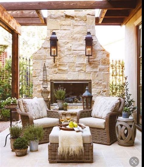 Pin By Kim Fellows On Veranda Outdoor Fireplace Designs Patio Style