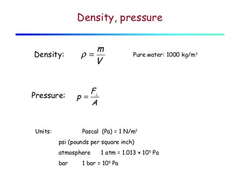 1 atm = 101.325 kpa = 760.0 torr = 760 mmhg = 14.696 psi = 101,325 pa. Lecture 02 density, pressure and pascal's principle
