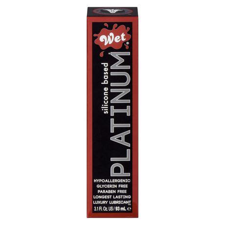 Wet Platinum Premium Concentrated Silicone Based Lubricant Paraben