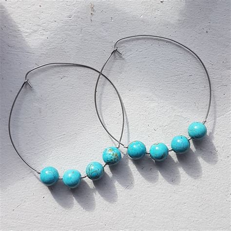 Excited To Share The Latest Addition To My Etsy Shop Turquoise Hoop