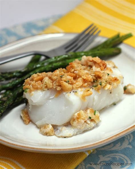 Boston Baked Cod Ericas Recipes Baked Fish With Ritz Crackers