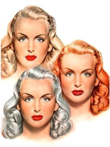 1947 - Blond Red Gray | Doll face makeup, Hair care advice ...