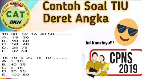 Tes intelijensi umum atau tiu merupakan salah satu tes yang ada dalam penerimaan cpns. 29+ Contoh Soal Deret Angka Tiu - Kumpulan Contoh Soal