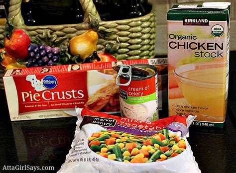 Lately, i've been making four smaller pies out of this recipe, and freezing them so we always have one as backup for dinner. 5-Ingredient Easy Chicken Pot Pie Recipe - Atta Girl Says