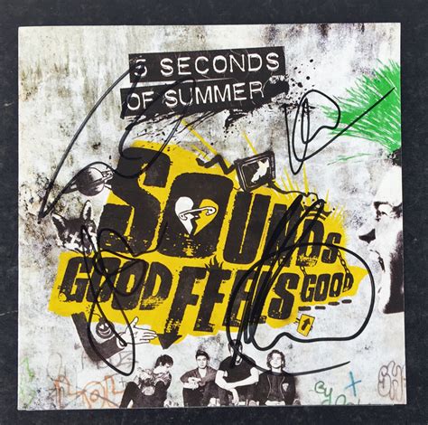 Lot Detail 5 Seconds Of Summer Signed Sounds Good Feels Good Cd