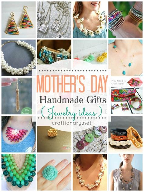 Not only does it save you money but it gives mom something that she will really cherish. 20 Mothers Day Gifts (Handmade Jewelry) via Craftionary ...