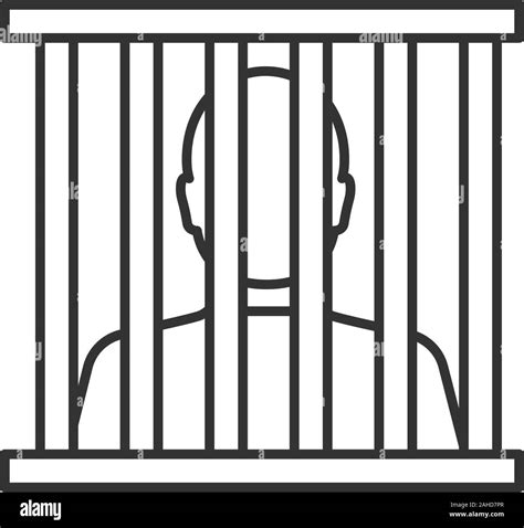 Person In Jail Clipart Coloring