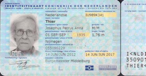 Dutch Id Card