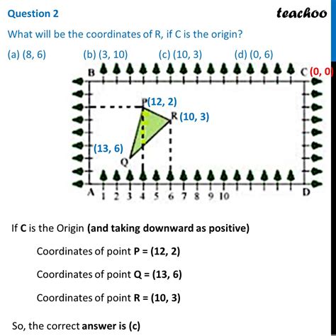 Case Based Mcq Coordinate Geometry Class 10 The Class X Students