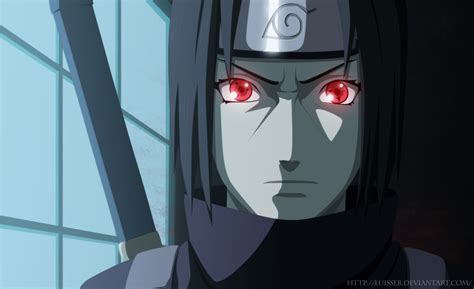 Night Naruto Shippuden Uchiha Itachi Sharingan Red Eyes