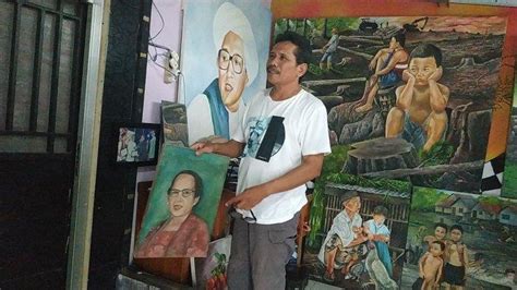 Semua lukisan di bawah ini. Nama Pelukis di Banjarbaru ini Mencuat Setelah Menyulap ...