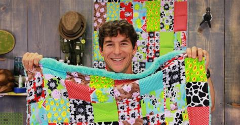 Weighted Blanket Tutorial for Autism Awareness Month - Man Sewing