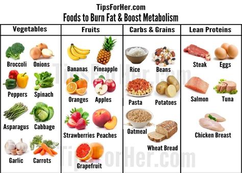 Foods To Burn Fat And Boost Metabolism Metabolism Boosting Foods Foods That Increase Metabolism