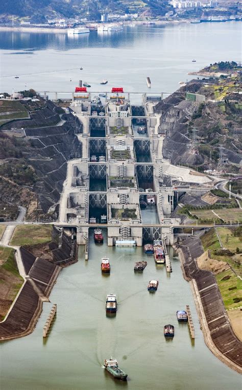 world s greatest dam three gorges china needs the world s greatest ship lock steps 5 lanes