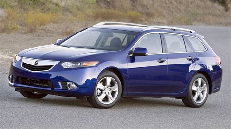 Wallpaper Acura Tsx 2010 Blue Side View Style Cars Nature Grass