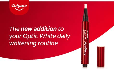 Colgate Optic White Overnight Teeth Whitening Pen Gentle Teeth Stain