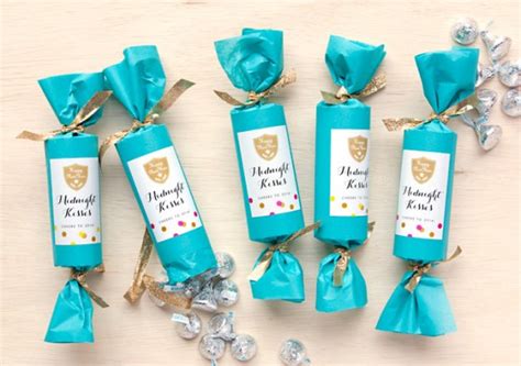 new year s eve party favors midnight kisses idea land