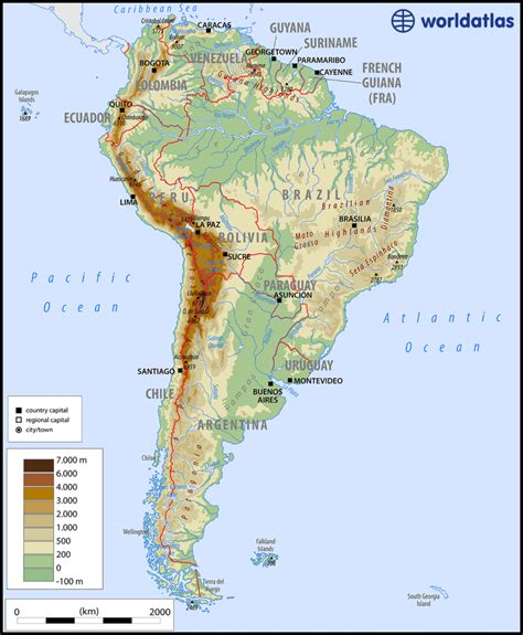 दक्षिण अमेरिका South America World Geography