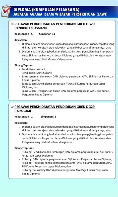 Semakan jawatan kosong spa 8 2017 spa malaysia yang merupakan kemaskini bagi tahunini. Jawatan Kosong Jabatan Agama Islam Wilayah Persekutuan ...