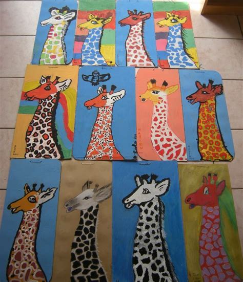 Les Girafes Domi Dessins Et Peintures